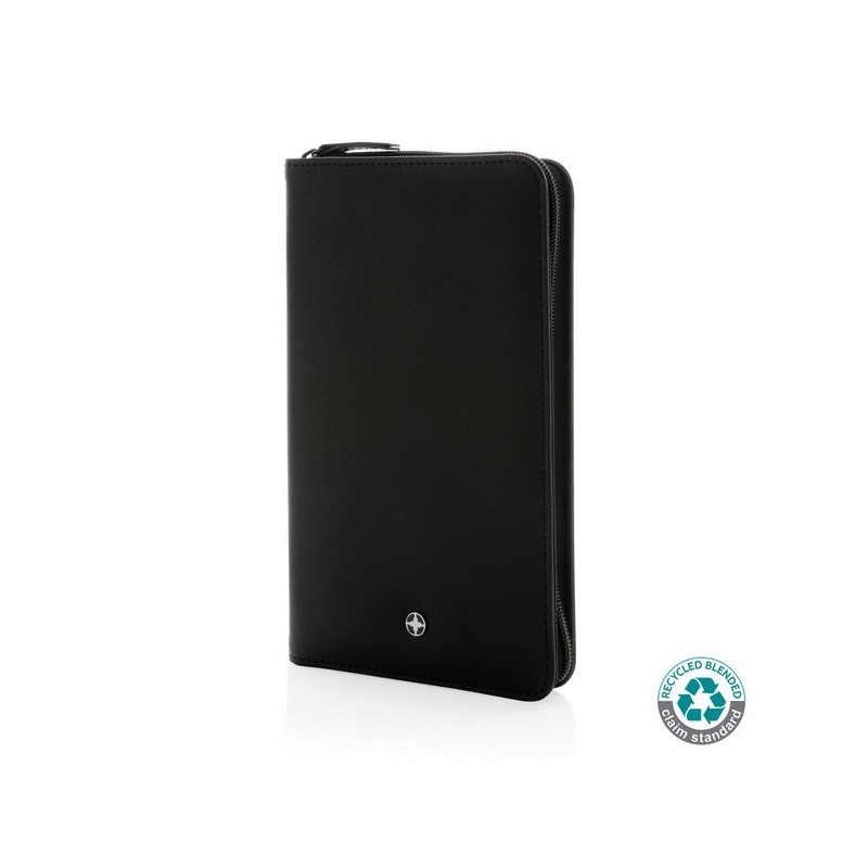 Portefeuille de voyage RFID Swiss Peak Heritage en rPU RCS