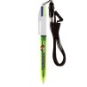 4 Colours Fluo Bille + lanyard