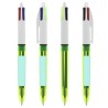 4 Colours Fluo Bille + lanyard