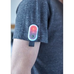 Réflecteur en plastique avec LEDS blanche et rouge