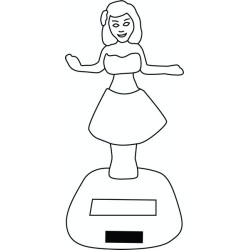 Figurine solaire "Hula"