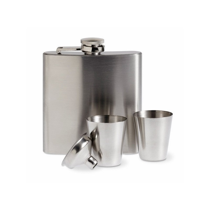 Flacon de poche avec gobelets