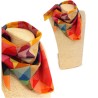 Foulard bandana carré quadri