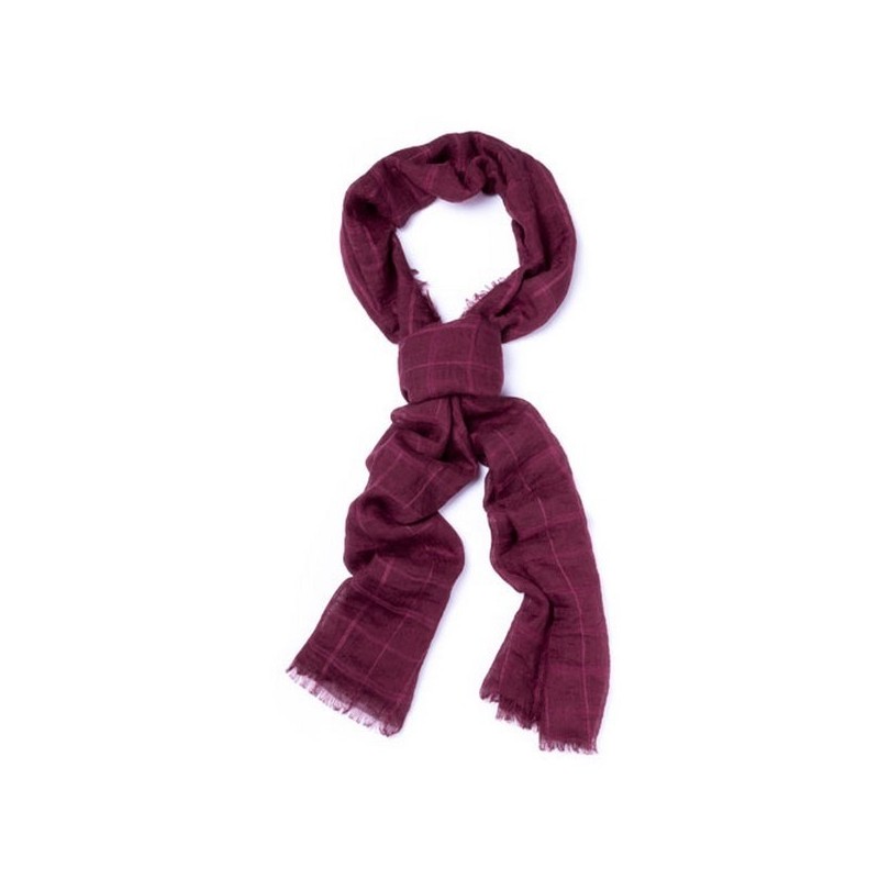 Foulard à carreaux