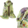 Foulard voile quadri