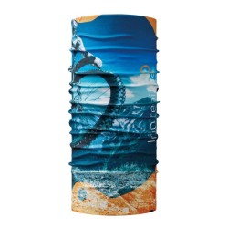 Foulard multifonctions quadri en RPET fabriqué en Europe