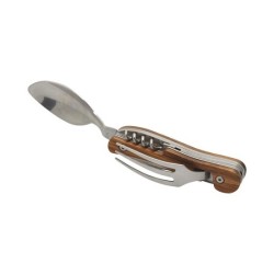 Couverts pliants aimantés 6 fonctions en frêne