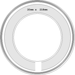 Disque volant ring 25