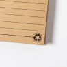 Cahier en carton recyclé