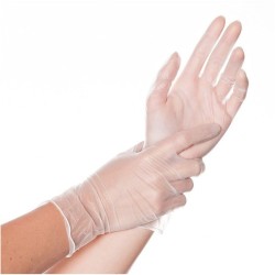 Gant jetable en vinyle