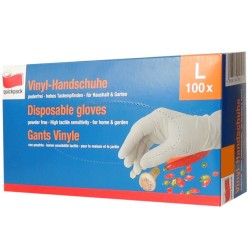 Gant jetable en vinyle