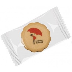 Biscuit rond imprimé