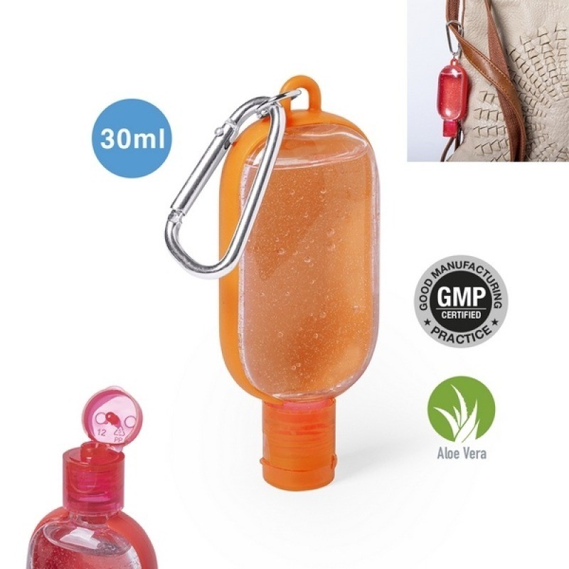 Petit gel 30ml avec mousqueton