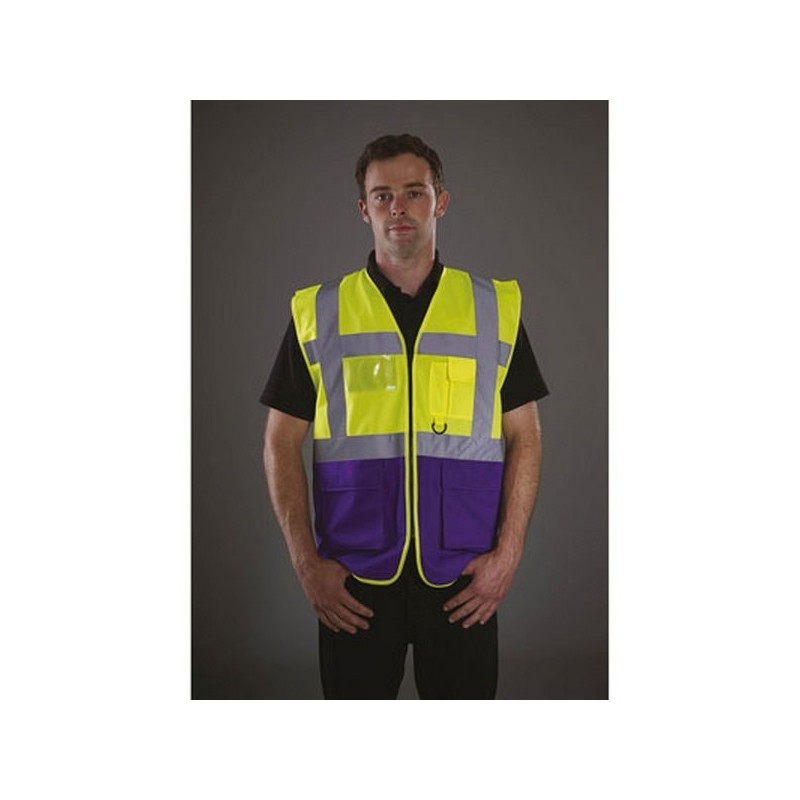 Gilet multifonction haute visibilité