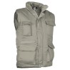 Bodywarmer multipoches matelassé