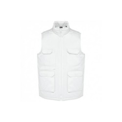 Gilet polycoton multipoches rembourré unisexe