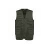 Gilet polycoton multipoches doublé unisexe