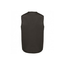 Gilet polycoton multipoches doublé unisexe