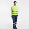 SIRIO - Gilet de sécurité fluorescent, haute visibilité