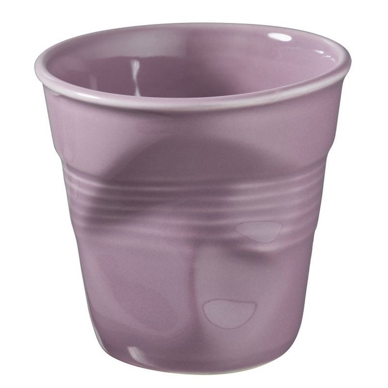 Gobelet froissé cappuccino couleur