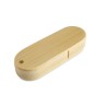 Clé usb rotative en bois - 2 go