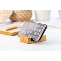 Support de téléphone bambou