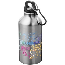 Gourde Alu avec mousqueton 400ml