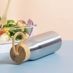 Gourde 60cl métal et bambou