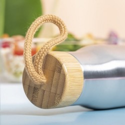 Gourde 60cl métal et bambou