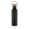 Gourde 70cl en acier inoxydable et couvercle bambou