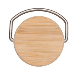 Gourde 70cl en acier inoxydable et couvercle bambou