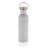 Gourde 70cl en acier inoxydable et couvercle bambou