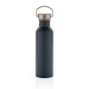 Gourde 70cl en acier inoxydable et couvercle bambou