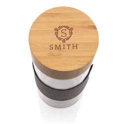 Bouteille en verre à double paroi