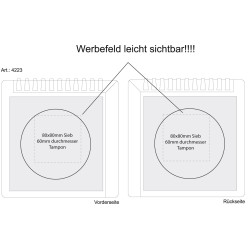 Raclette à glace Carré sans lame souple