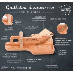 Guillotine à saucisson classique