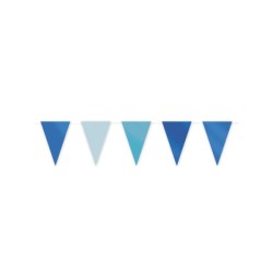 GUIRLANDE FANION ROSE PASTEL ET OR 3M