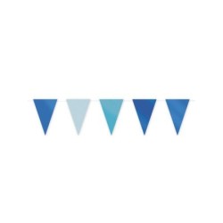 GUIRLANDE FANION ROSE PASTEL ET OR 3M