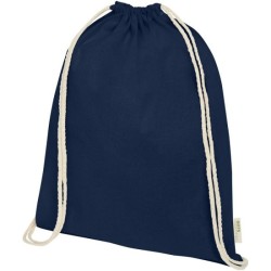 Sac à dos avec cordon en coton organique 140 g/m² GOTS