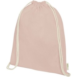 Sac à dos avec cordon en coton organique 140 g/m² GOTS