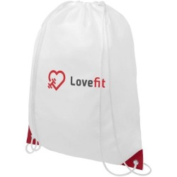 Sac à dos avec cordon et coins colorés