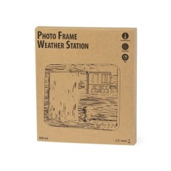 Station Météo Porte Photos bambou