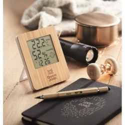  Station météo en bambou