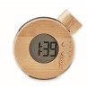 Horloge à eau LCD en bambou