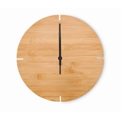  Horloge murale en bambou