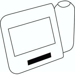 Horloge de bureau avec projection Colour