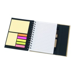 Bloc notes avec bloc repositionnable