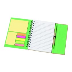 Bloc notes avec bloc repositionnable