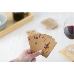 Jeu de cartes de 54 cartes en carton recyclé