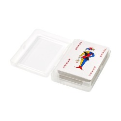 Jeu de 54 cartes sous étui plastique